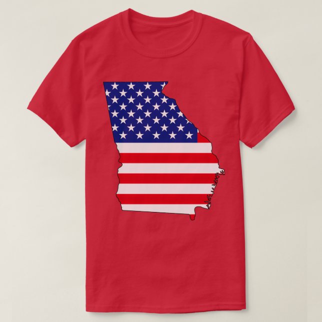 Georgia USA T Shirt (Design framsida)