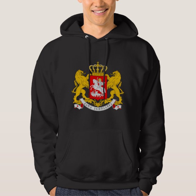 Georgia vapensköld GE Hoodie (Framsida)