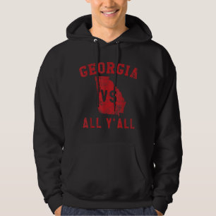 Georgia vs All Yall for Y'All from Georgia Manar W Hoodie
