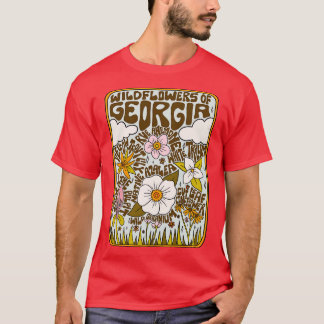 Georgia Wildblommt TShirt T Shirt