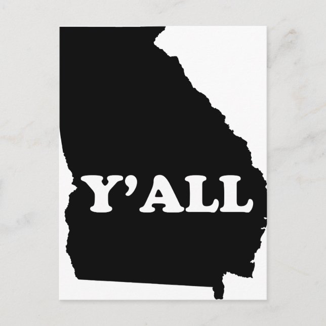 Georgia Yall Vykort (Framsida)