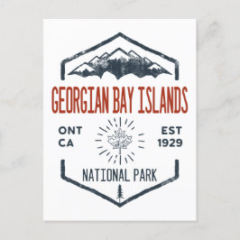 Georgian Bay Islands National Park Canada Vintage Vykort