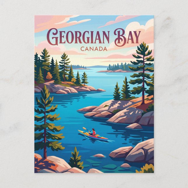Georgian Bay Kanada Vykort (Framsida)