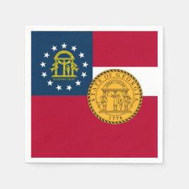 Georgian Flag & Seal, Flag of Georgia Pappersservett