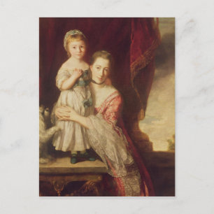 Georgiana, Countess Spencer med Dam Vykort