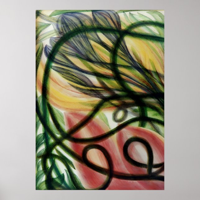 Georgiana Houghtons blomma och frukt Poster (Framsidan)