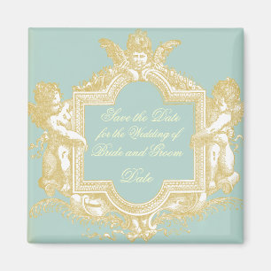 Georgiana (Marie Antoinette Blue) Spara datumet Magnet