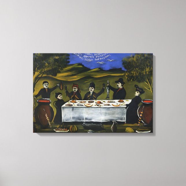 Georgiansk målare Niko Pirosmani Canvastryck (Framsida)