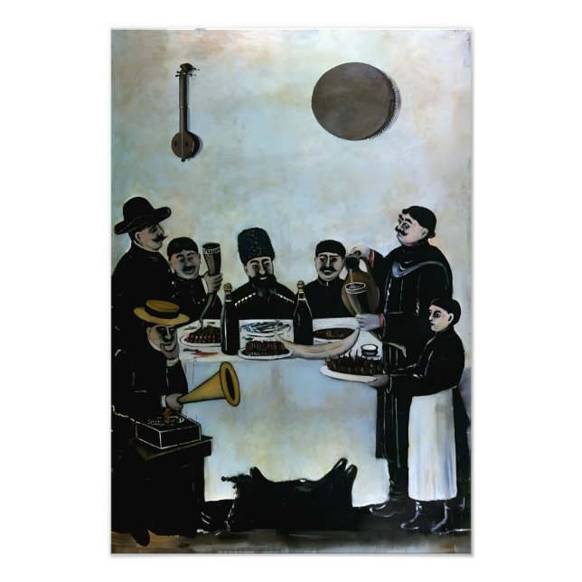 Georgiansk målare Niko Pirosmani Fototryck (Framsidan)