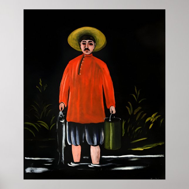 Georgiansk målare Niko Pirosmani Poster (Framsidan)