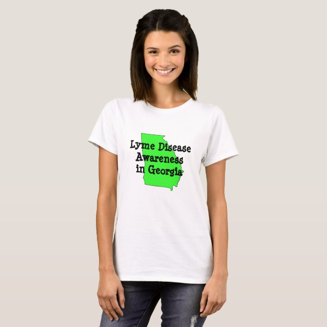 Georgias borreliaosynthetlig t-shirt (Hel framsida)