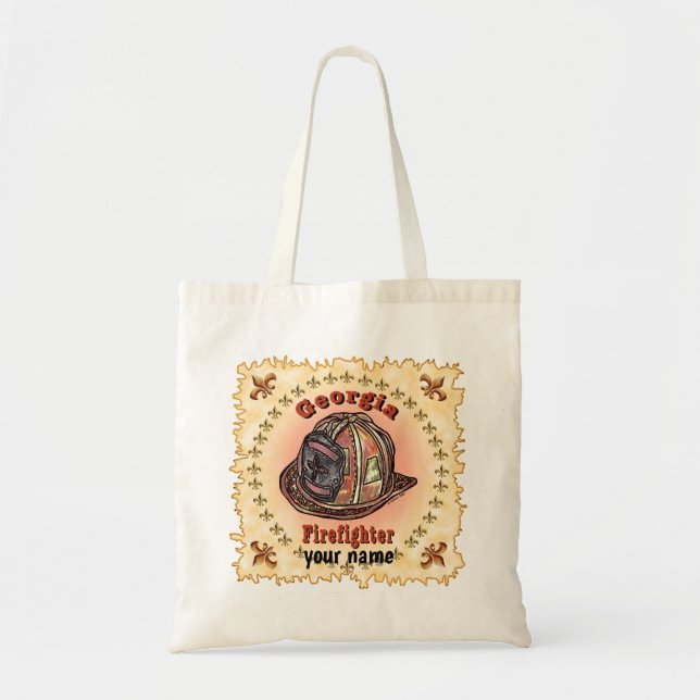 Georgias brandman Totebag Tygkasse (Framsidan)