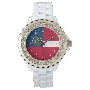 Georgias delstatsflagga armbandsur