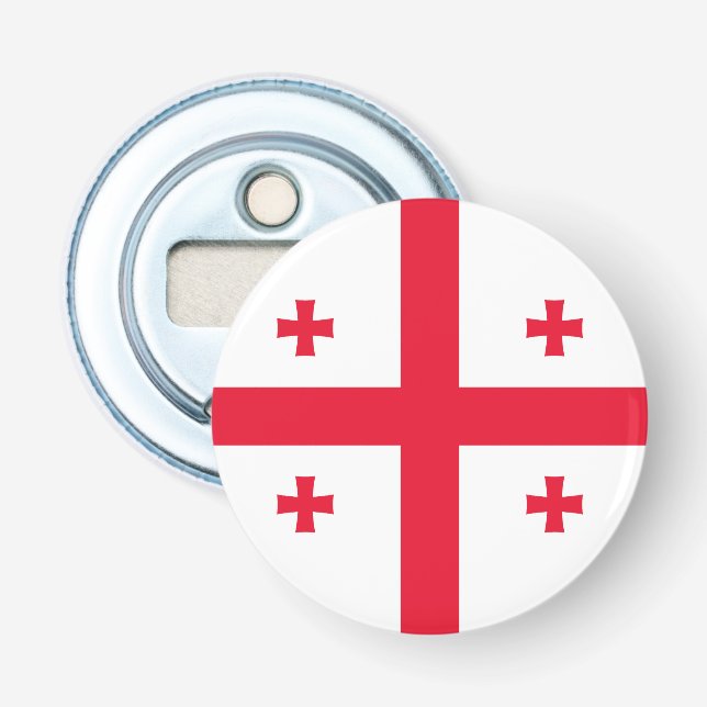 Georgias flagga flasköppnare (Framsidan)