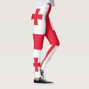 Georgias flagga leggings