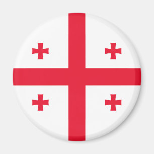 Georgias flagga magnet