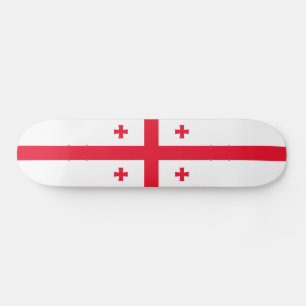 Georgias flagga mini skateboard bräda 18,5 cm