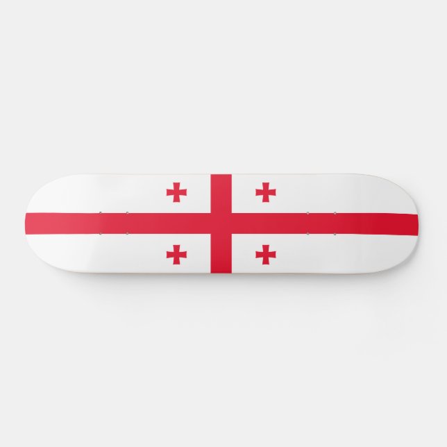 Georgias flagga mini skateboard bräda 18,5 cm (Horz)