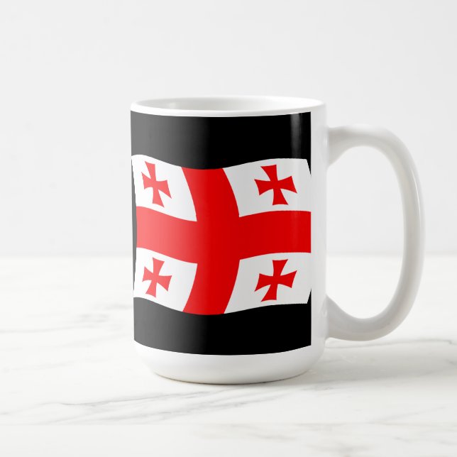 Georgias flagga Mugg (Höger)