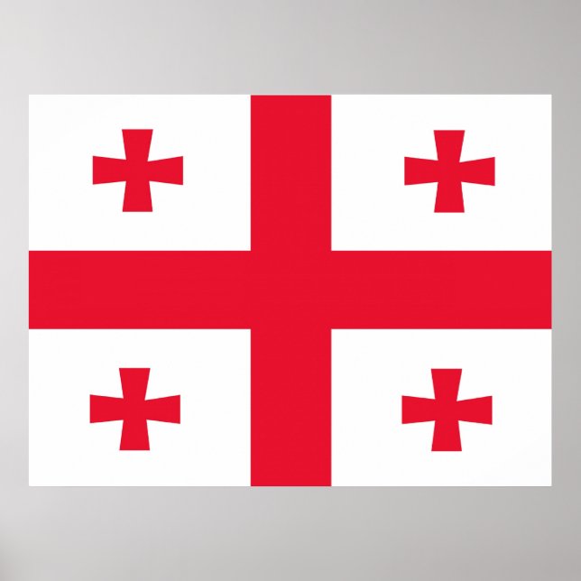 Georgias flagga poster (Framsidan)
