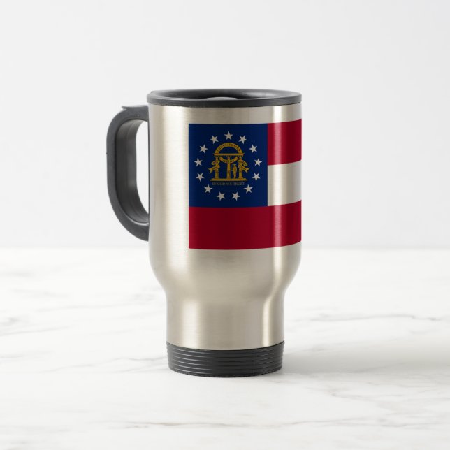 Georgias flagga resemugg (Framsida vänster)