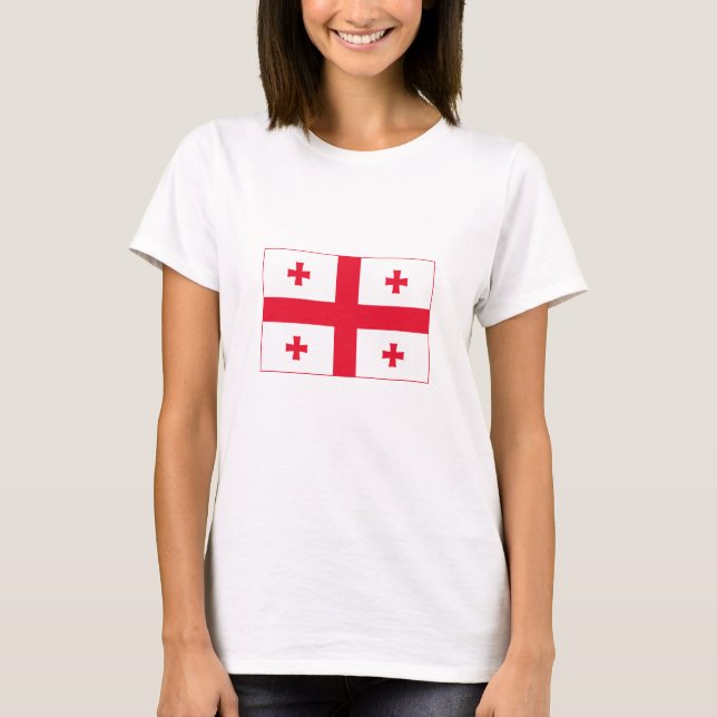 Georgias flagga t shirt (Framsida)