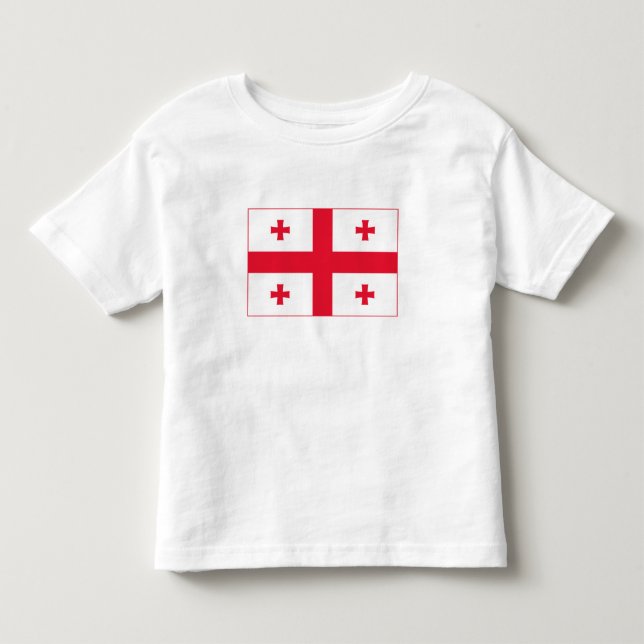 Georgias flagga t shirt (Framsida)