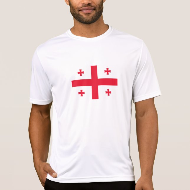 Georgias flagga t shirt (Framsida)