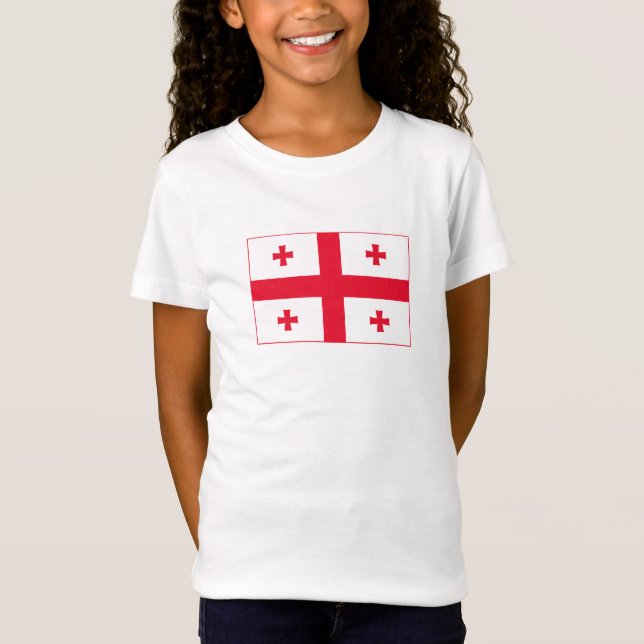 Georgias flagga t shirt (Framsida)