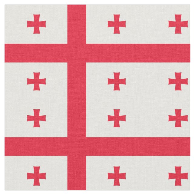 Georgias flagga tyg (Närbild)