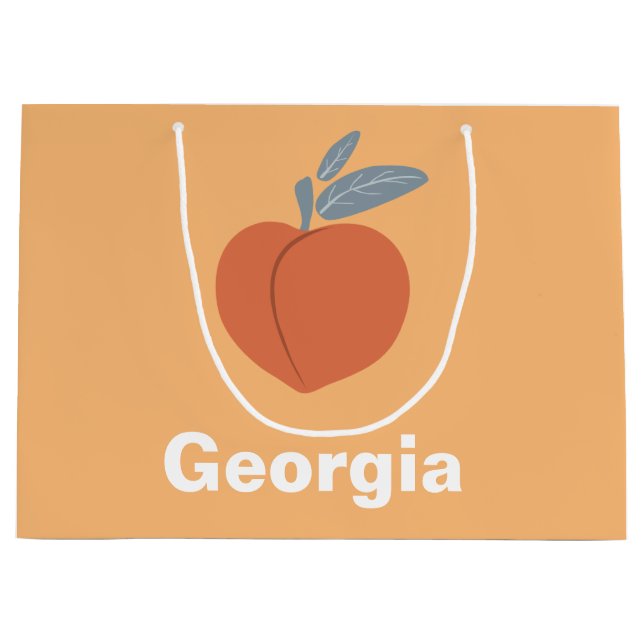 Georgias Persika frukt konst design. (Framsidan)