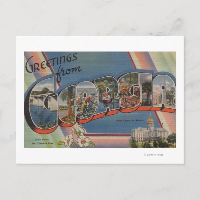 GeorgiaStor Brev ScenesGeorgia Vykort (Framsida)