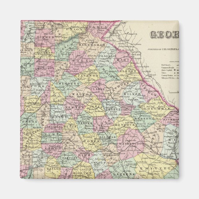 Georgien 5 magnet (Framsidan)