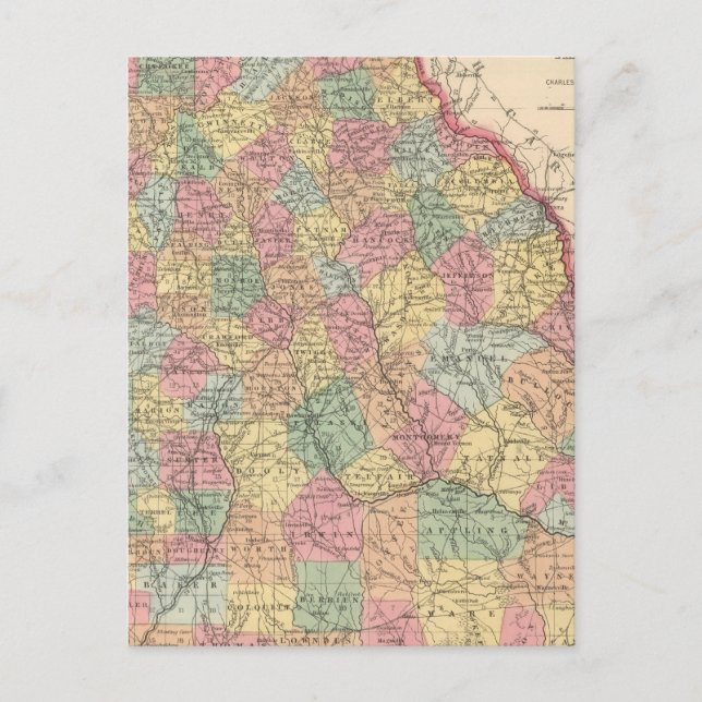 Georgien 6 vykort (Framsida)