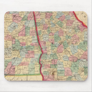 Georgien, Alabama Karta av Mitchell Musmatta