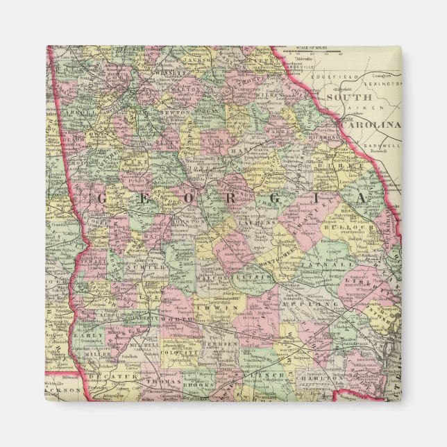 Georgien, Alabama Magnet (Framsidan)