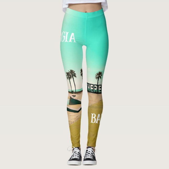 Georgien Batumi Arkitektur Landskap Leggings (Framsida)