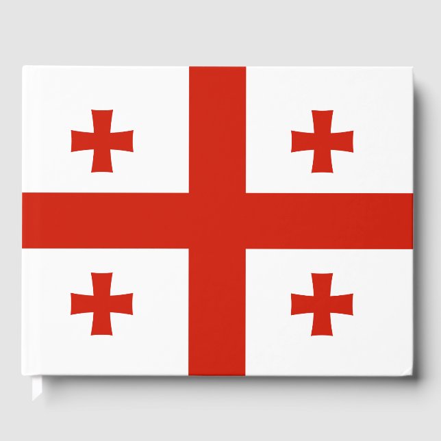 Georgien flagga gästböcker (Framsida)