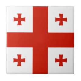 Georgien flagga kakelplatta