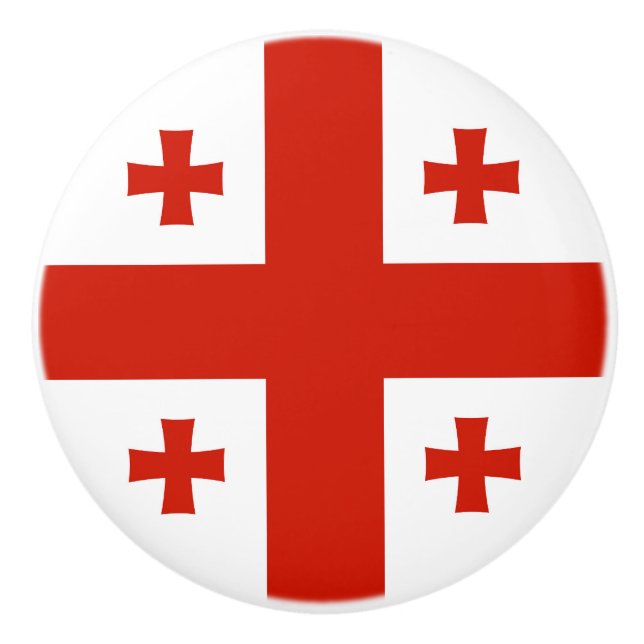 Georgien flagga knopp (Framsidan)