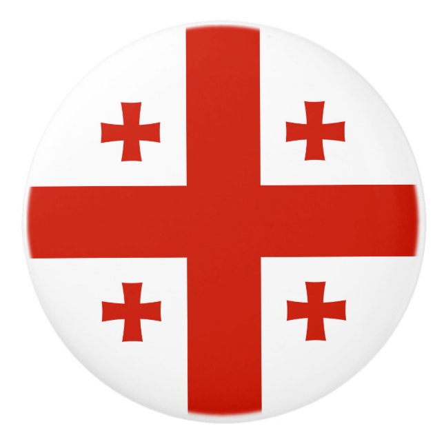 Georgien flagga knopp (Framsidan)