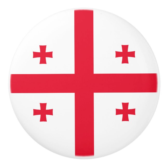Georgien Flagga Knopp (Framsidan)