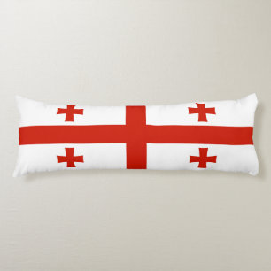 Georgien flagga kroppskudde