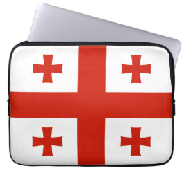 Georgien flagga laptop fodral