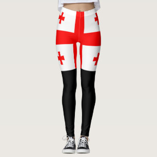 Georgien flagga leggings