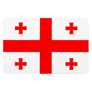 Georgien Flagga Magnet