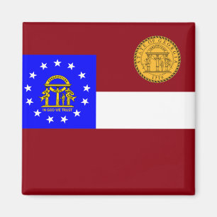 Georgien flagga magnet