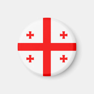 Georgien Flagga Magnet