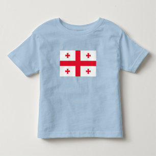 Georgien Flagga T Shirt