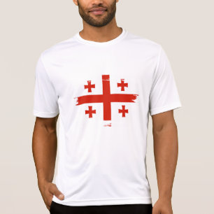Georgien flagga t shirt